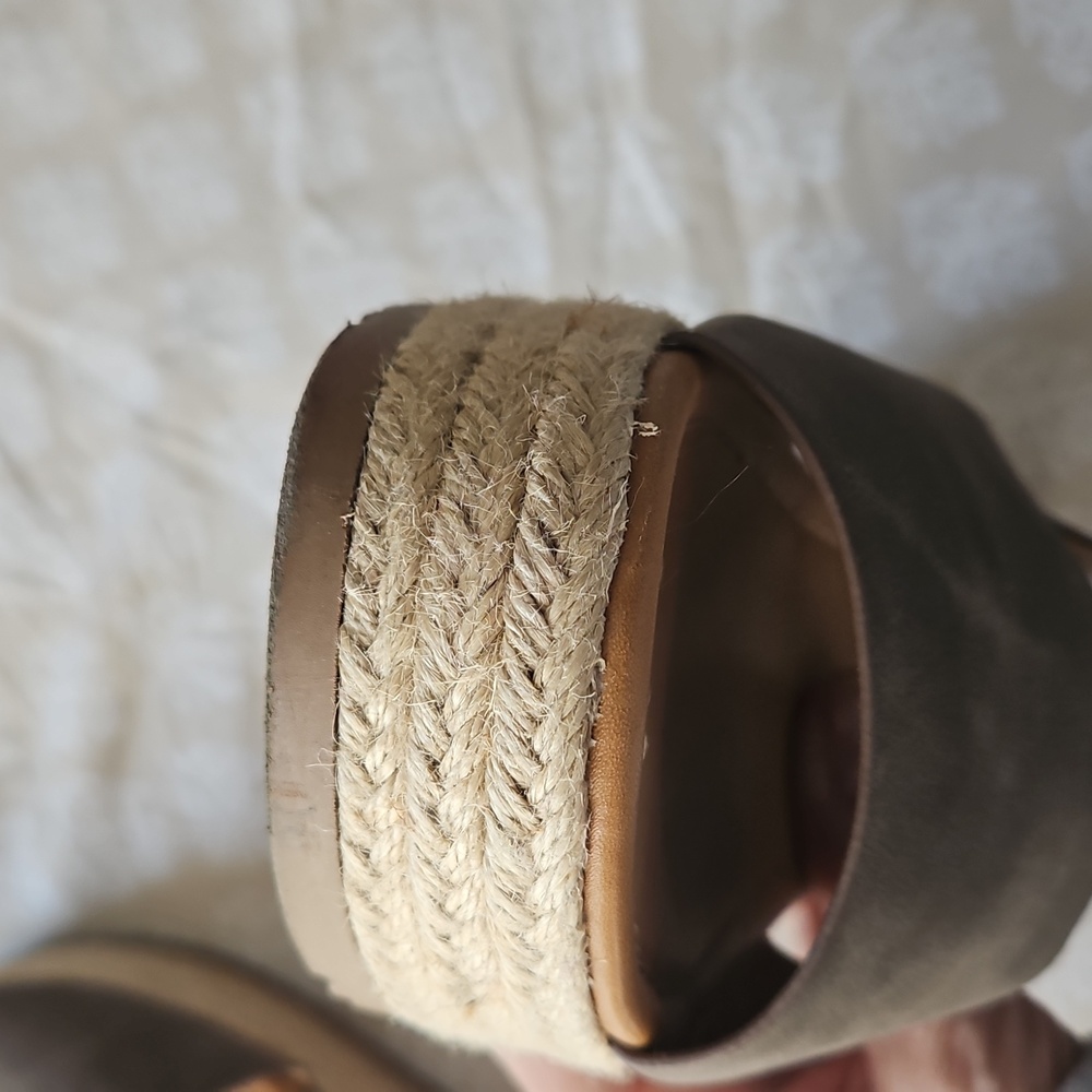 Soda Women's Tan Wedge Sandals - Picture 4 of 8